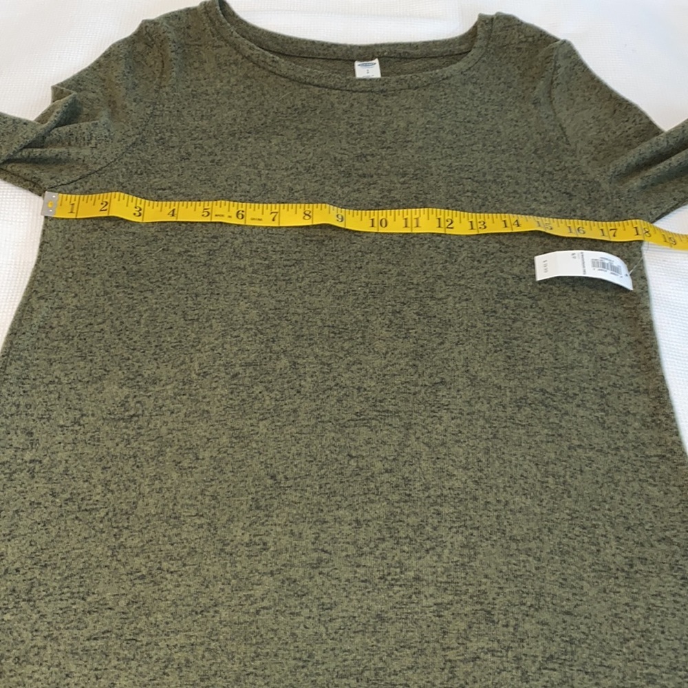 Old Navy Woman’s long sleeve soft top Size S Green - Picture 6 of 9